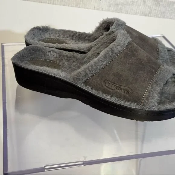 Teezwerber women gray sandals size 37 good condition - Picture 2 of 6